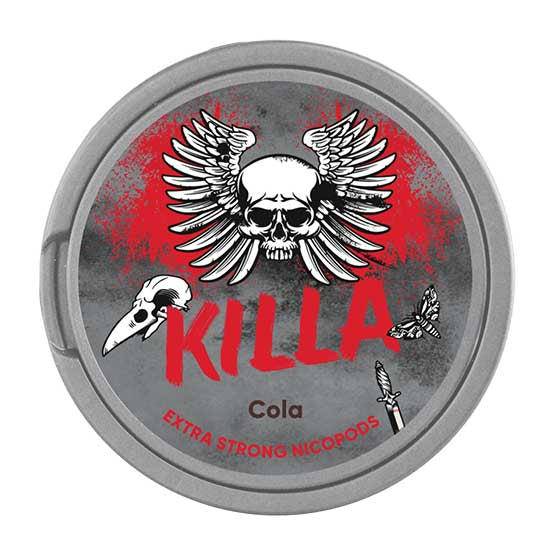 killa tobacco pouches  Nordic Fulfillment KILLA Cola Nicotine Pouches 