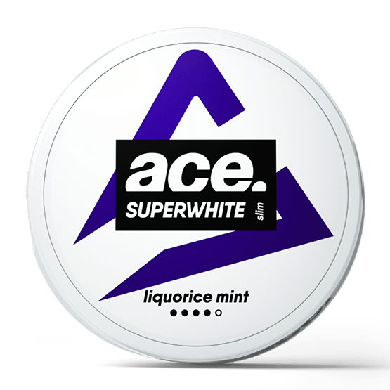 
                  
                    ACE Superwhite - Liquorice Mint - Nic Pouch UK
                  
                