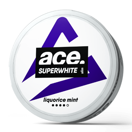 
                  
                    ACE Superwhite - Liquorice Mint - Nic Pouch UK
                  
                