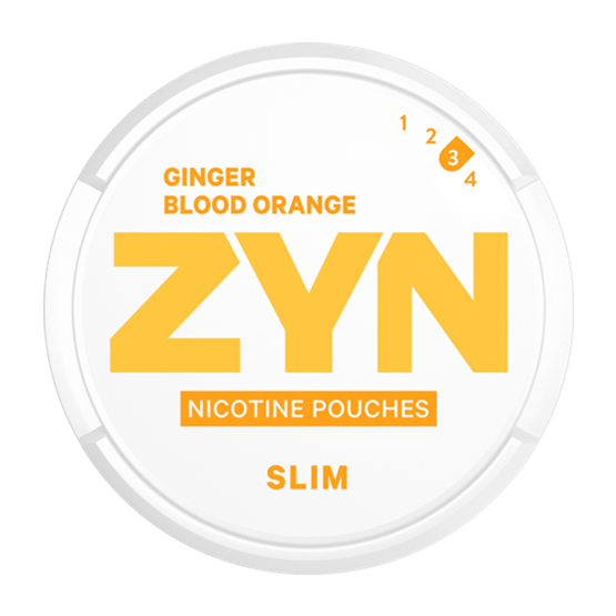 ZYN - Ginger Blood Orange No.3 (Slim) - Nic Pouch UK